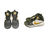 Used Nike TEAM HUSTLE Basketball Shoes Y Black And Gold Junior 05 11917-S000014882 View 1