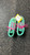 Used Rudis Wrestling Shoes Teal Junior 03 11831-S000032776 View 1