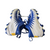 Used Nike Adult FB Cleats Royal Blue Senior 7.5 11617-S000343391 View 2