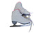 Used Riedell SPARKLE SKATES 1 Girls Figure Skate White Junior 01 11708-S000192402 View 2