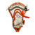 Used Warrior EVOLUTION 3X STRUNG Mens Lacrosse Head Orange 11484-S000301270 View 2