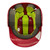Used Easton CYCLONE Batting Helmet No Mask Red S/M 11890-S000141692 View 3