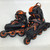 Used 2PM SPORTS YTH 11-J 1 ADJ INLINE SKATES Junior Rec Fitness Skates Black Adjustable 11752-S000076201 View 2