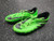 Used Nike HYPERVENOM Soccer Cleats Neon Green Junior 06 11849-S000038625 View 3