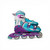 Used Rollerblade V500 Senior Rec Fitness Skates Carolina Blue Adjustable 11735-S000360709 View 2