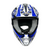 Used Bilt DOT Adult Motocross Helmet Royal Blue Small View 1
