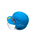 Used Rawlings HIGHLIGHT Batting Helmet w/Mask Carolina Blue One Size 11649-S000153416 View 2