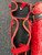 Used All-Star LG912PS Catchers Leg Guards Red Intermed 11162-S000450612 View 2