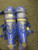 Used All-Star LG1216S7X Catchers Leg Guards Royal Blue Adult 11162-S000450633 View 1