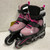 Used Rollerblade MICROBLADE 2-5 Junior Rec Fitness Skates Pink Adjustable 11855-S000201656 View 1