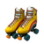 Used MOXIE ROLLER QUADS Senior Roller Quad Skates Yellow Senior 7 View 1