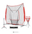 Used Pinty 7' x 7' Baseball Hitting Net 11731-S000163049 View 2