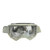 Used Adult Snow Goggles Grey/White Clear Lens, front view View 2