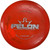 Used Dynamic Discs LUCID FELON Disc Golf Driver Orange 176g View 1