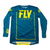 Used Fly Racing Adult Motocross Top Teal Medium View 1