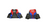 Used LA SKI Adult PFD Red And Navy Blue 2X 11917-S000015476 View 1