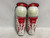 Used CCM LTP LITTLE BLACKHAWKS Junior Shin Guards Red 10" 11855-S000201928 View 1