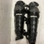 Used Wilson A3413 Catchers Leg Guards Black Junior 11855-S000201977 View 1