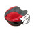 Used Easton 2 TONE Batting Helmet w/Mask Grey And Red One Size 11813-S000344264 View 1