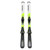 Used Head SUPER SHAPE TEAM Boys DH Ski/Binding Yellow 127 cm 11484-S000301828 View 1