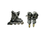 Used K2 SEISMIC Racing Inline Skates Black Youth 08.0 11917-S000015591 View 1