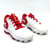 Used Under Armour BB/SB Cleats Red And White Youth 10.0 11805-S000079008 View 4