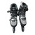 Used NATTORK ADJ 10-13 Senior Rec Fitness Skates Black Adjustable 11166-S000131103 View 1