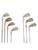 Used SILVER SCOTT Mens Iron Set RH 5I-SW 11883-S000160531 View 3