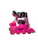 Used NEON ROLLER SKATES Junior Roller Quad Skates Pink Adjustable 11479-S000420609 View 3