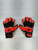 Used Adidas FINGERSAVE Soccer Goalie Gloves Black And Orange 11 11879-S000019775 View 2