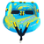 New Solstice Watersports Boomerang Towable Boat Tube- 2 Riders View 1