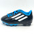 Used Adidas JR CONQUISTO Soccer Cleats Black And Carolina Blue Youth 09.0 11805-S000079116 View 1