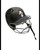 Used Easton EASTON BLACK HELMET Batting Helmet w/Mask Black MD 11863-S000025993 View 1