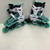 Used RollerDerby 3-6 Junior Roller Quad Skates Teal Adjustable 11762-S000078133 View 2