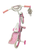Used Huffy PRINCESS Training Wheel Bike Girls Pink 16" 11613-S000180788 View 2