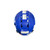Used Bauer POND HOCKEY Helmet Cage Combo Royal Blue S/M 11749-S000200522 View 4