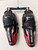 Used Bauer LEGACY Youth Shin Guards Red 8" 11891-S000317189 View 1