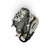 Used Rawlings PP10P BB/SB Glove RH Throw Silver And Black 10" 11735-S000361391 View 2
