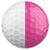 New Srixon Q-Star Tour 6 Divide Golf Balls White/Pink- Dozen 11709-CLEQSTARDIVPNK-WHT View 2