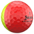 New Srixon Q-Star Tour 6 Divide Golf Balls Yellow/Red- Dozen View 1