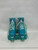Used GLITTER POP CRAZY SKATES Junior Roller Quad Skates Teal Adjustable 11879-S000020006 View 4