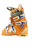 Used Tecnica DIABLO Mens DH Ski Boot Orange 260 MP - M08 - W09 11815-S000506699 View 3