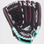 The palm of a black/mint/pink 12-inch Rawlings Sure Catch softball glove View 2