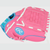 Thumb of a pink/tie-dye Rawlings Flex Palm Series 10-inch Youth Softball Glove View 4