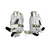 Used STX CELL VI Lacrosse Gloves Mens White LG 11458-S000126596 View 1