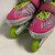 Used DBX ADJ 1-4 Junior Rec Fitness Skates Silver Adjustable 11855-S000202388 View 3