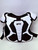 Used STX CELL V Lacrosse Shoulder Pads Black And White MD 11879-S000020102 View 2