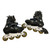 Used Sportek Roller Quad Skates Black Senior 6 11484-S000302605 View 1