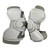 Used STX CELL VI ELBOWS Lacrosse Arm Pads/Guards White MD 11947-S000167914 View 3