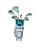 Used Tour Edge LADY EDGE Womens Package Set RH Carolina Blue 10 Piece 11932-S000170523 View 1